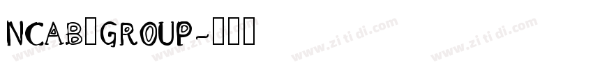 NCAB GROUP字体转换